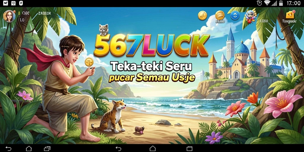 Screenshot 567LUCK menampilkan gameplay seru dengan berbagai puzzle.