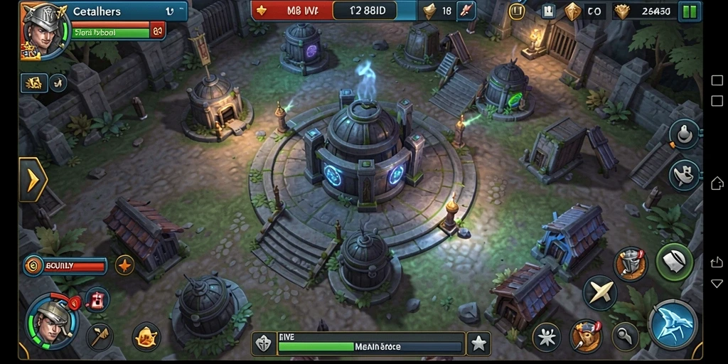 Screenshot gameplay Tower Defense yang mendebarkan di 88ID.
