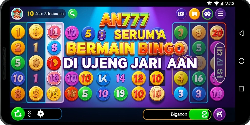 Tampilan gameplay Bingo yang seru dan interaktif di AN777.