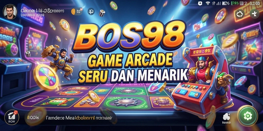 Screenshot gameplay BOS88 menampilkan keseruan permainan Arcade yang mendebarkan.