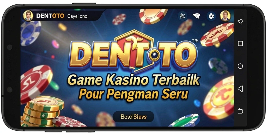 Tampilan gameplay DENTOTO yang penuh warna dan menarik.