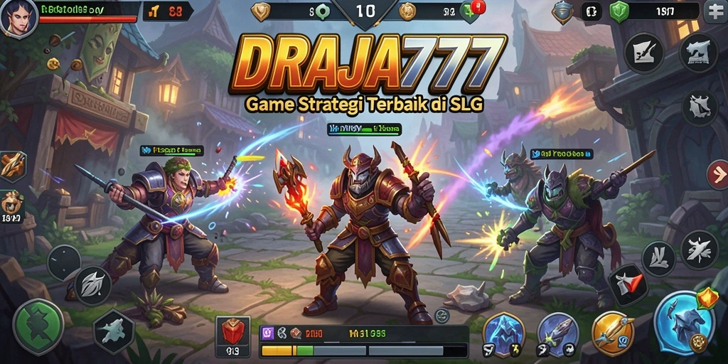 Screenshot gameplay DRAJA777 dengan aksi strategis yang seru.