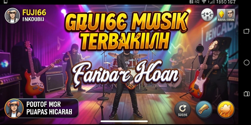 Tampilan gameplay menarik pada FUJI66 dengan karakter dan tampilan warna-warni.