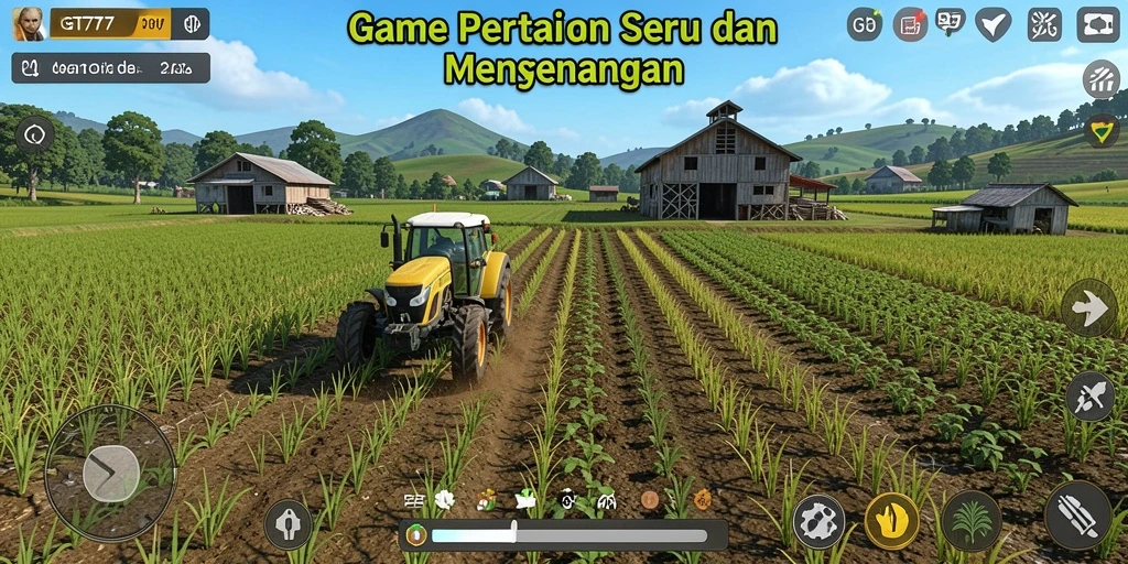Gameplay seru GT777 dengan berbagai aktivitas pertanian