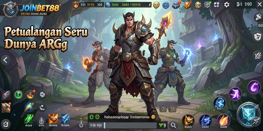 Tampilan gameplay seru di JOINBET88 dengan aksi petualangan yang mendebarkan.