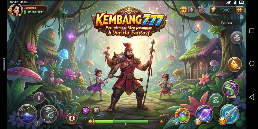 Tangkapan layar menampilkan aksi petualangan KEMBANG777 yang seru.