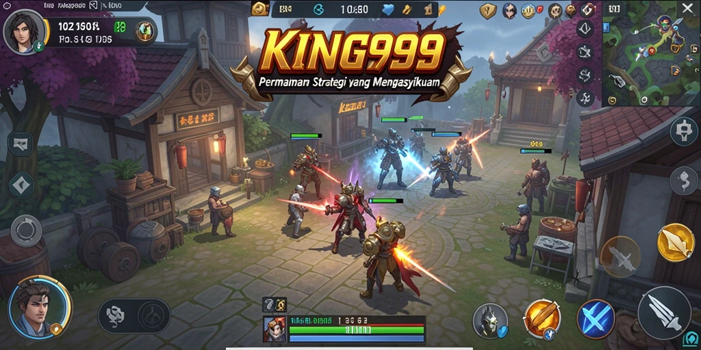 Tangkapan layar KING999 menampilkan aksi seru permainan strategi.