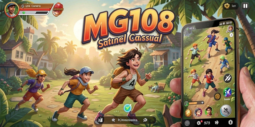 Tampilan menarik dari gameplay MG108, penuh warna dan menyenangkan.