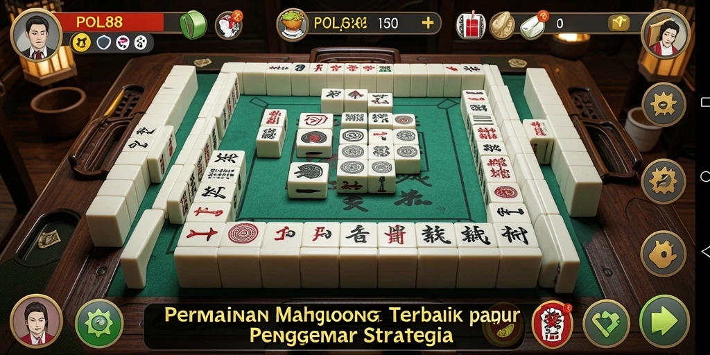 Screenshot gameplay POL88 menampilkan keseruan permainan Mahjong yang mendebarkan.