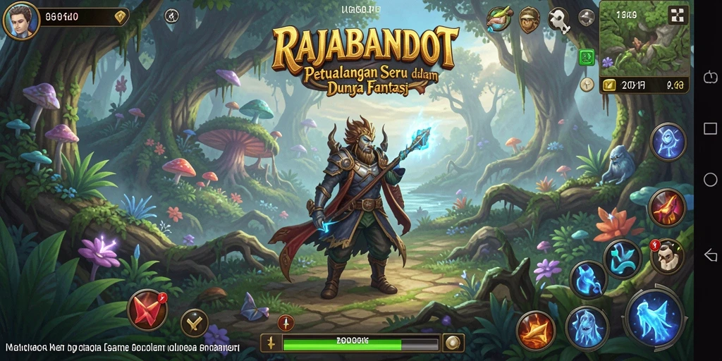 Tampilan gameplay RAJABANDOT yang seru dan menantang.