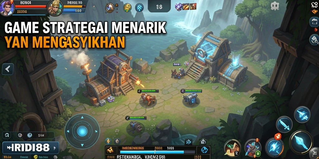 Screenshot RDI88 menampilkan aksi strategis yang mendebarkan dalam permainan SLG.