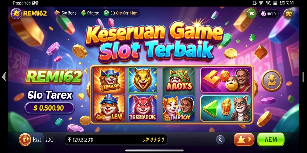 Tampilan gameplay menawan dan seru dalam REMI62 slot.