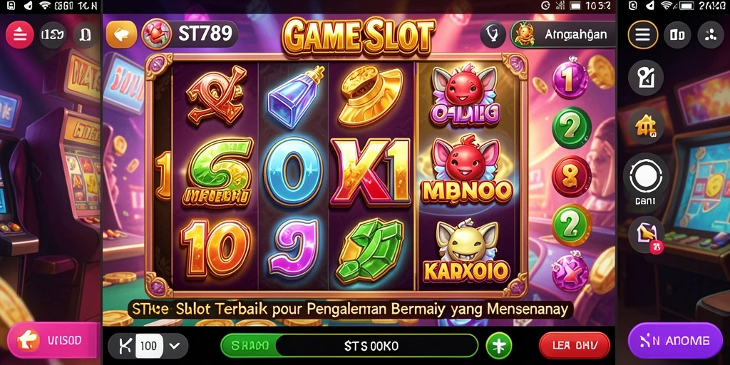 Screenshot utama ST789 yang menunjukkan aksi permainan slot yang seru.