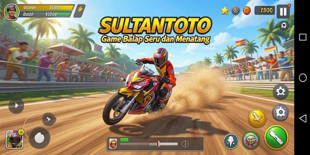 Gameplay SULTANTOTO yang penuh aksi dan seru.