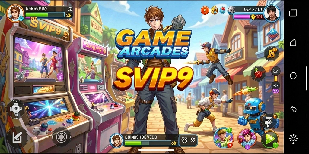 Tampilan gameplay seru dan menantang di SVIP9.
