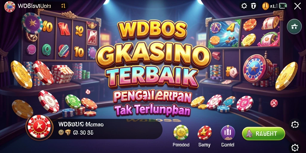Screenshot utama WDBOS yang menunjukkan gameplay kasino yang mendebarkan.